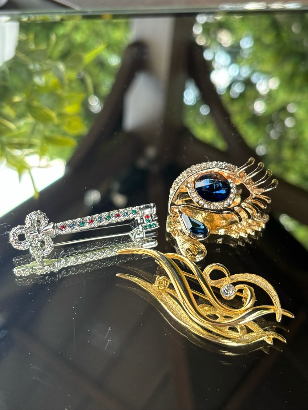 Brooch set of 3 - Picture 5 of 7